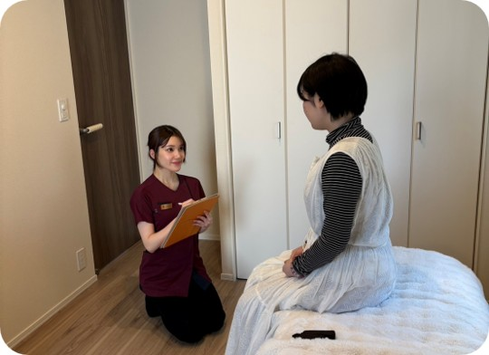 カウンセリングの様子